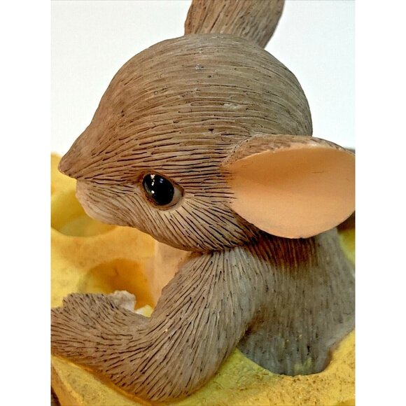 Charming Tails Fitz and Floyd Say Cheese Mouse Figurine 89/167 - Picture 9 of 12